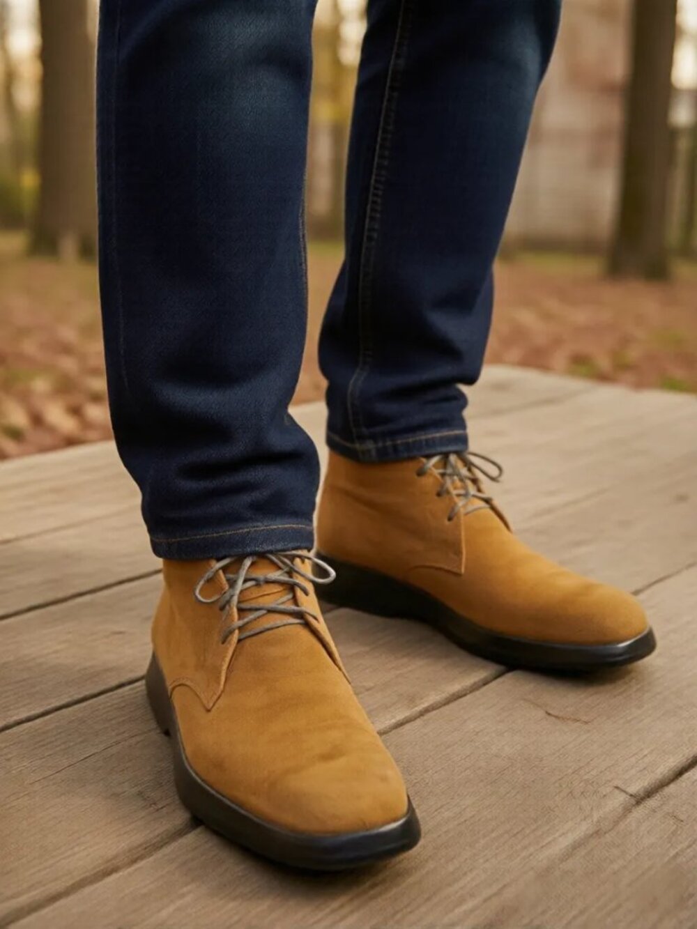 Tod's tan camel suede leather-lined ankle boots made in Italy UK7=men's US8=EU41